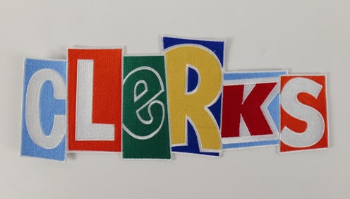 Clerks Embroidered Iron On Patch