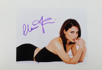 Color Signed Photograph of Claire Forlani