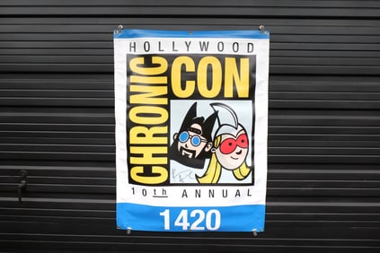 Vinyl 10th Annual Hollywood Chronic Con Banner