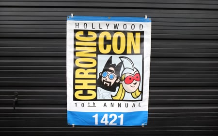 Vinyl 10th Annual Hollywood Chronic Con Banner