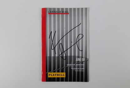 Carnegie Hall Playbill