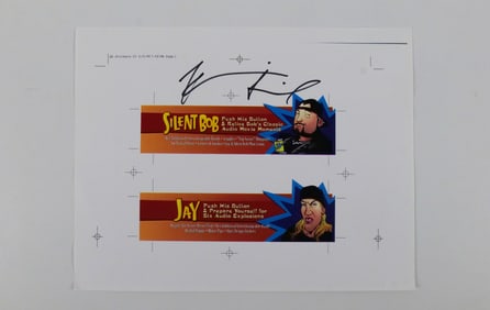 Jay and Silent Bob Mock Up Action Figure Stickers