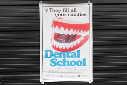 Dental School Vinyl Fictional Movie Promotional Poster