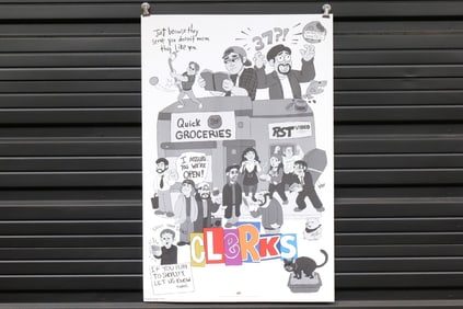 Upper Deck Promotional Poster for Clerks