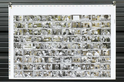 Upper Deck Clerks Gold Uncut Trading Card Sheet