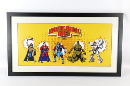 AMC Comic Book Men Framed Lithograph