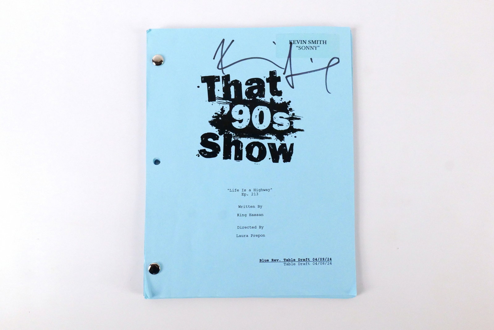 That 90's Show "Life is a Highway" Episode 213 Blue Rev. Table Draft (1 of 6)