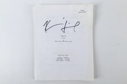 Manchild "Pilot" Script Pages from the Full Yellow Version