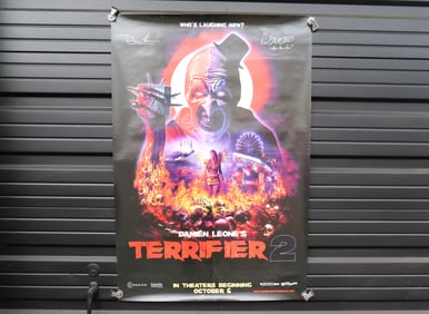Terrifier 2 Promotional Movie Poster - Double Signed