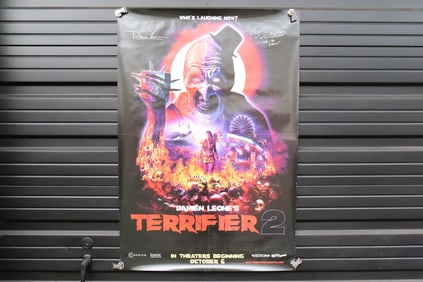 Terrifier 2 Promotional Movie Poster - Double Signed