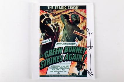The Green Hornet Strikes Again Print