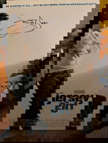 Jersey Girl Movie Cardboard Poster Autographed by Ben Affleck