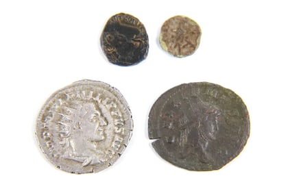 4 Ancient Coins