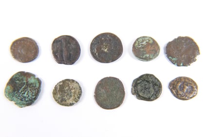 Group of 10 Ancient Coins
