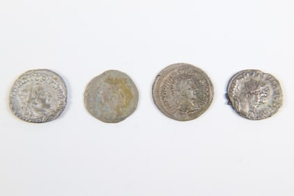 Group of 4  Silver Ancient Coins