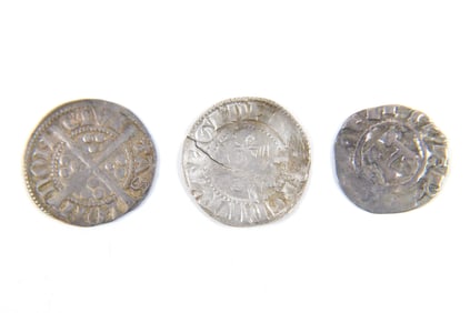 3 Common Era Silver Coins