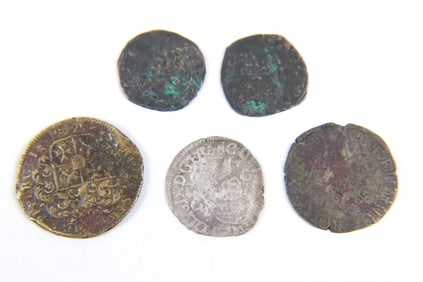 5 Antique Coins