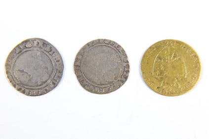 3 Antique English Coins
