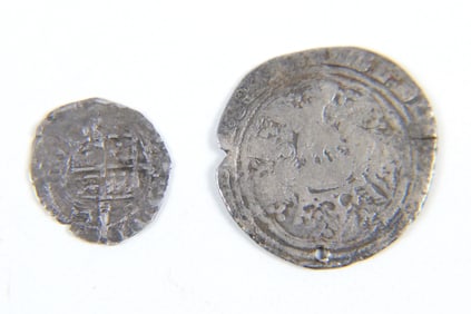 2 Antique English Coins