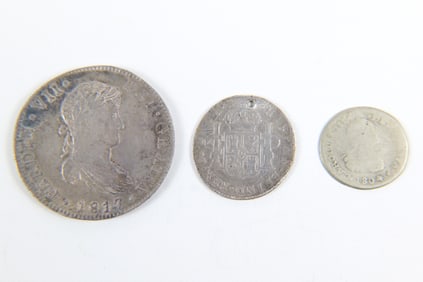 3 Spanish Silver Reales