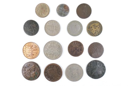 Group of Assorted Antique Coins