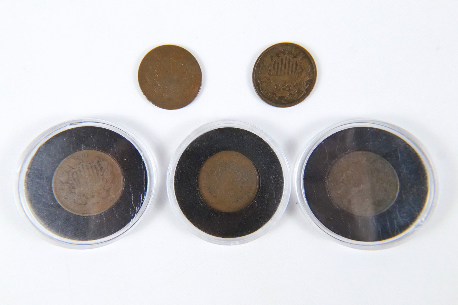 Group of 1864 2 Cent Pieces (1 of 5)