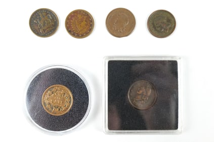 Group of Civil War Tokens