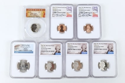 Group of Slabbed Coins