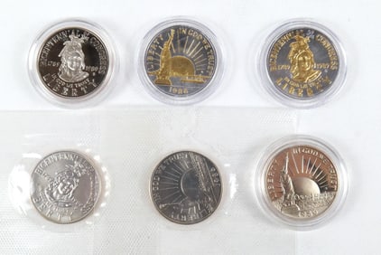Group of Commemorative Half Dollars