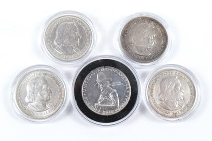 Group of Silver Commemorative Half Dollars