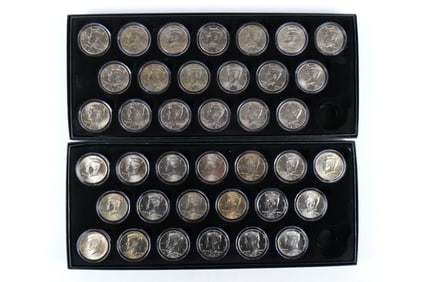 2 JFK Half Dollar Sets