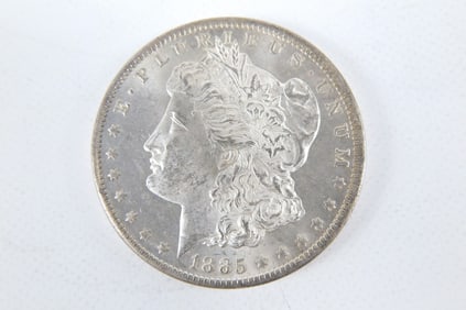 1885 O Morgan Silver Dollar