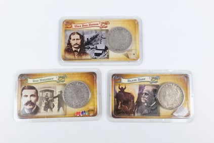 3 Morgan Silver Dollars