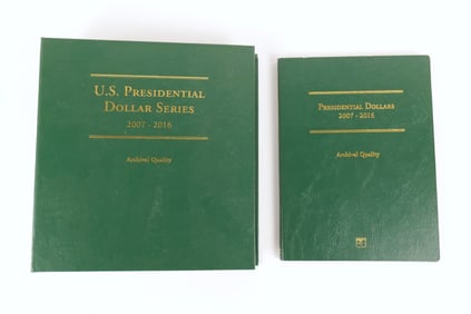 2 Presidential Dollar Coin Books