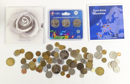 Group of Foreign Coins and Commemoratives