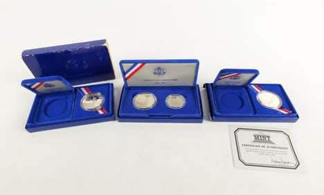 3 US Liberty Coin Sets