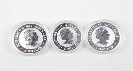 3 Australia Queen Elizabeth II Commemorative Coins