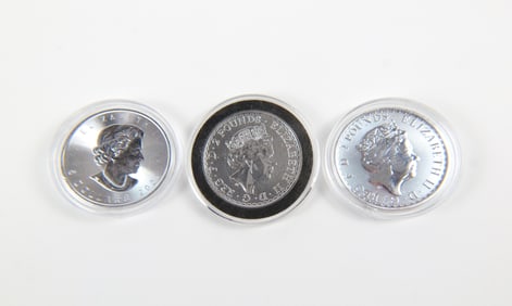 3 Queen Elizabeth II Commemorative Coins
