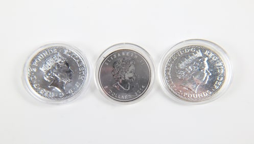 3 Queen Elizabeth II Commemorative Coins