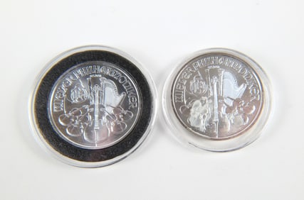 2 Austrian Philharmonic Silver Commemoratives