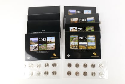 Group of America the Beautiful Quarters