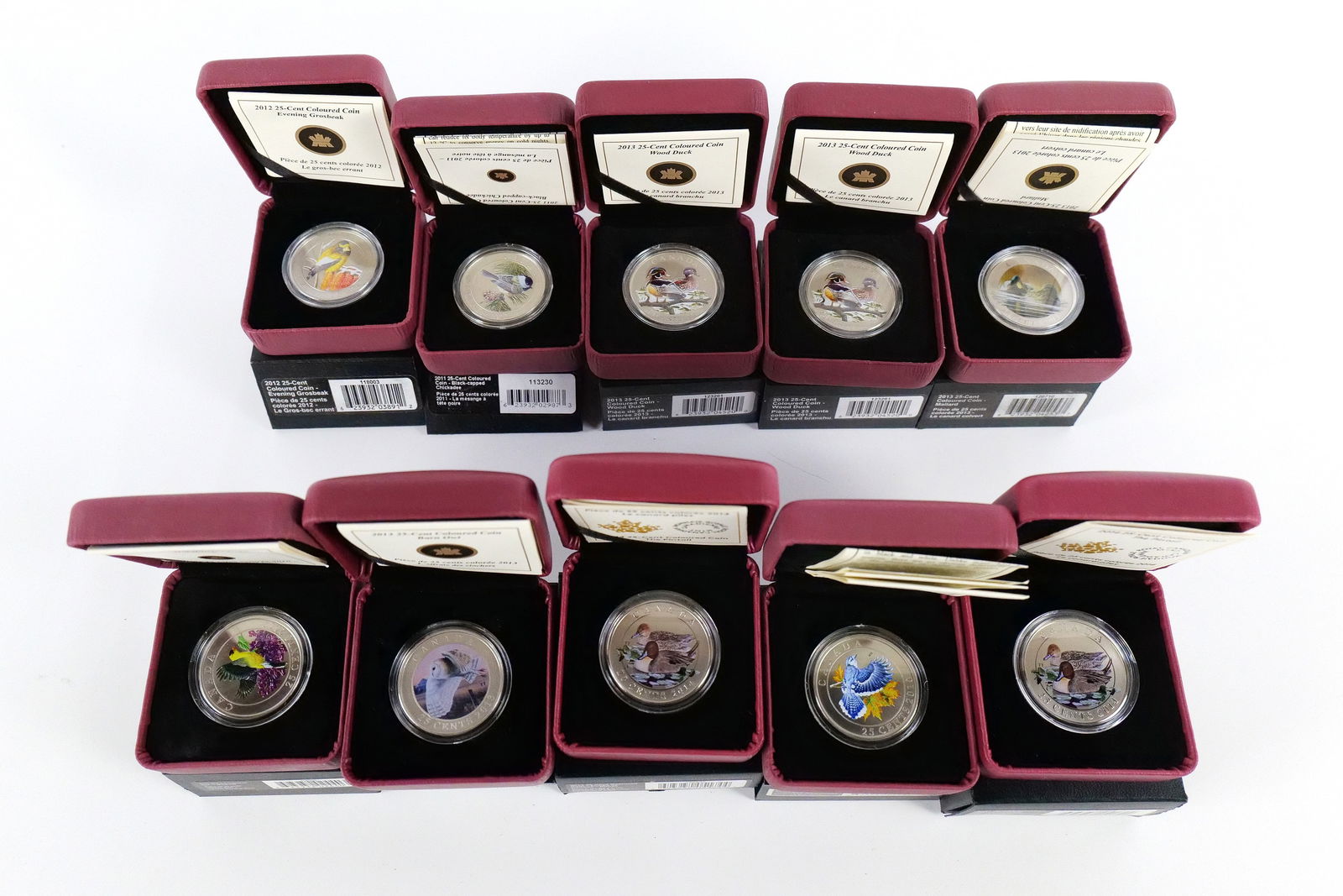 Group of Canadian Commemorative Quarters (1 of 7)