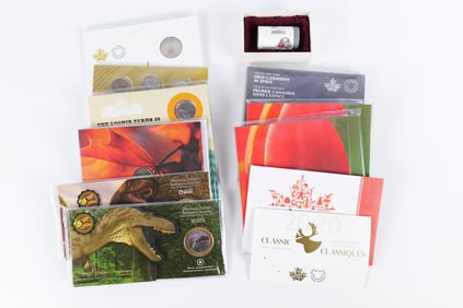 Group of Canadian Commemorative Coins