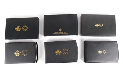 3 Canadian Silver Proof Sets