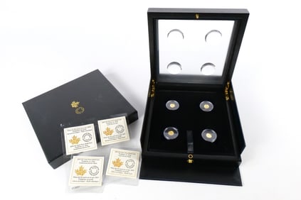 4 Canadian Gold Predator vs Prey Coins