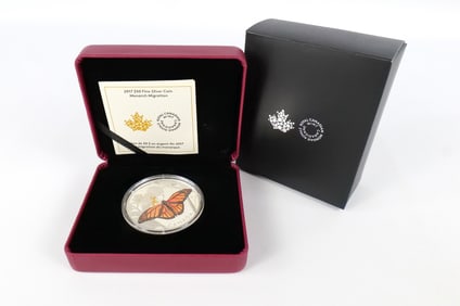 Canadian Silver Monarch Migration Silver Coin