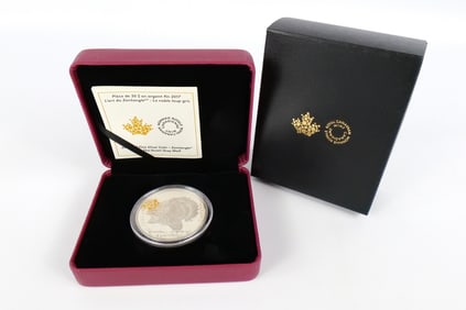Canadian Silver Zentangle Art Silver Coin
