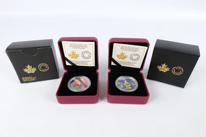 2 Great Canadian Outdoors Silver Commemoratives