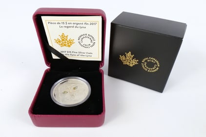 Canadian Eyes of the Lynx Silver Commemorative