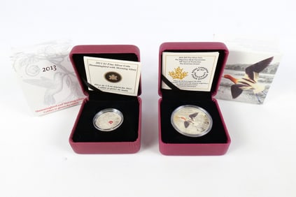 2 Canadian Silver Commemoratives